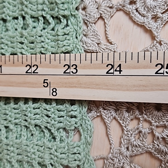 Vintage Croft & Barrow Crocheted Knit Tank Top - Picture 9 of 9